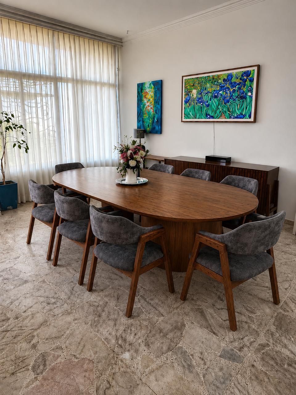 Comedor Verona 8 Personas Pino