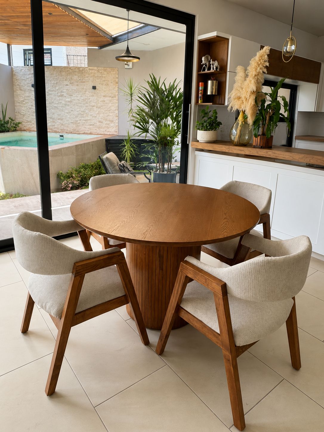 Comedor Verona para 4 personas Pino