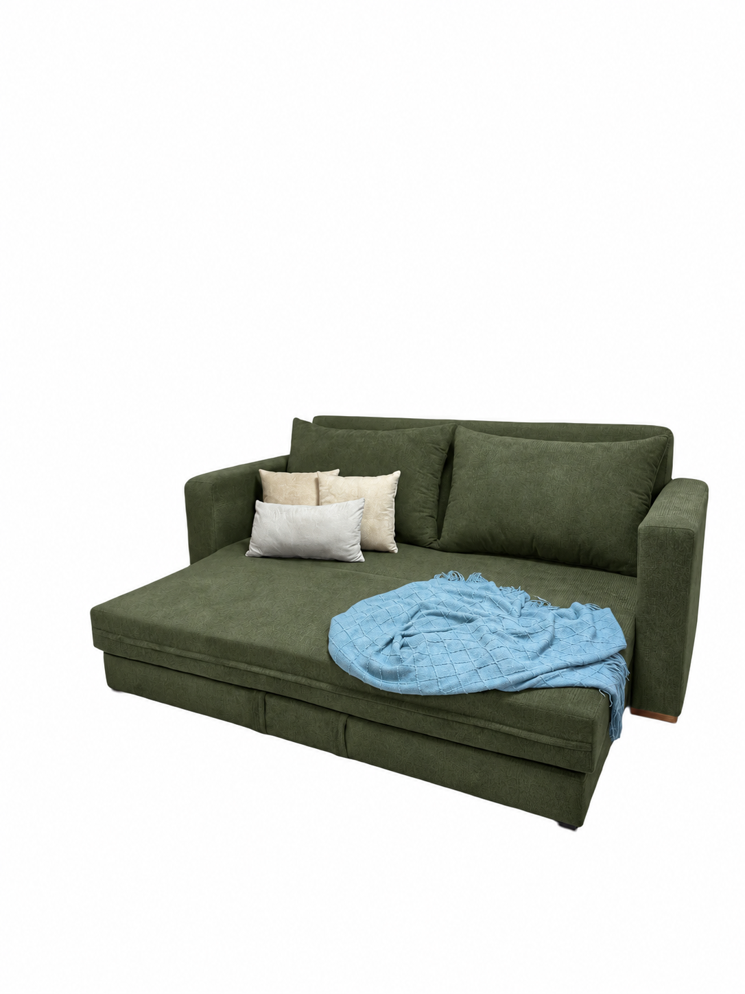 Sofá Cama NOVA King en verde olivo