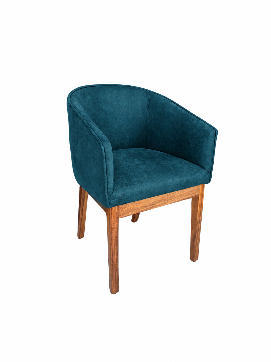 Silla Austin Parota en Azul petróleo