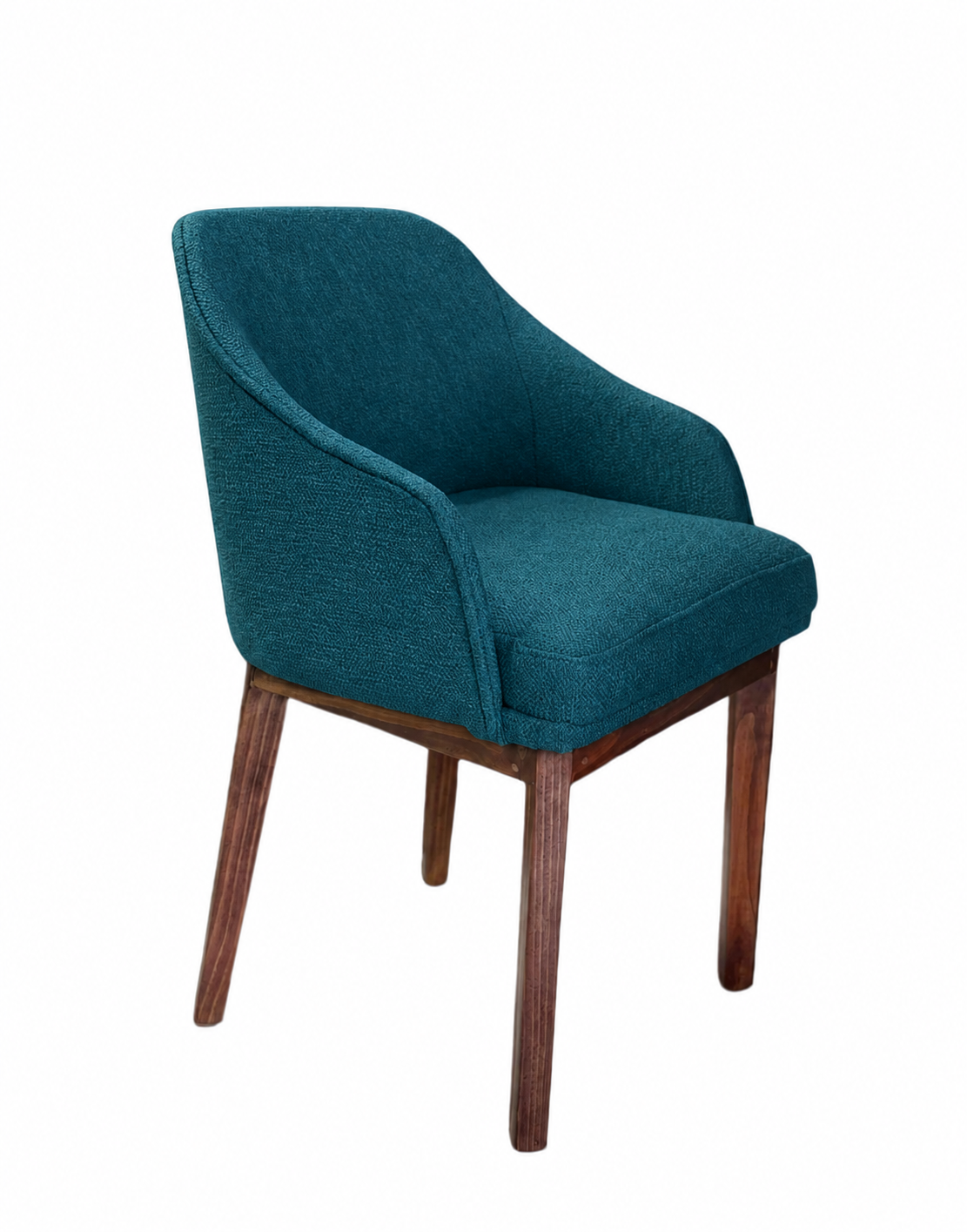 Silla Siena Pino en Azul petróleo